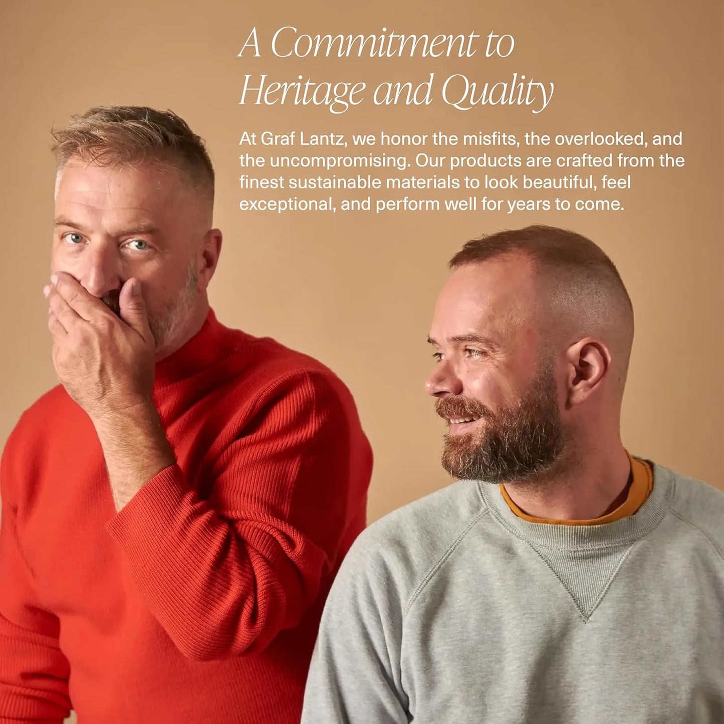 Graf Lantz - Bierfilzl Merino Wool Round Coasters Set of 4 - Sand Dune (4" Circles) - Absorbs 30% of Weight - German Wool - Heat Resistant, Sustainable, & Reusable - Home Decor & Coffee Table Decor