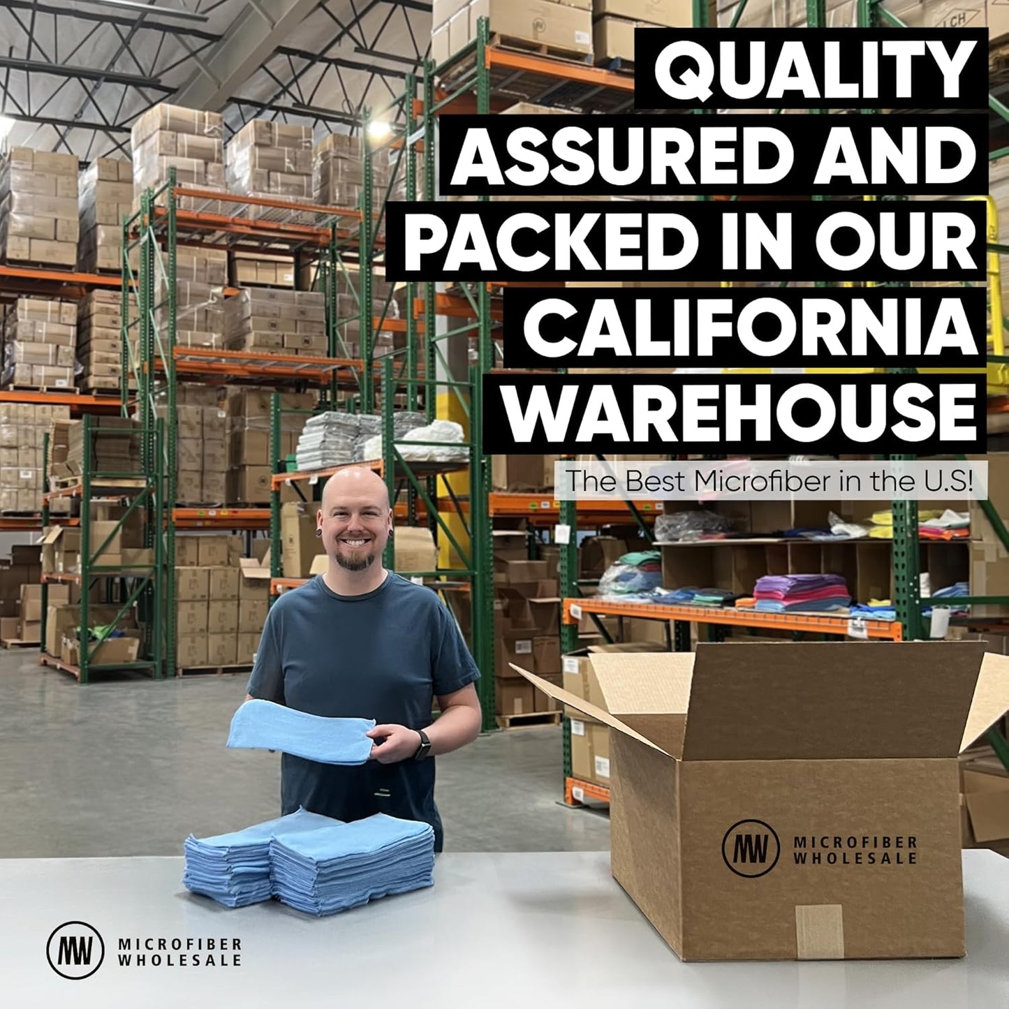 Microfiber Wholesale 12" x 12" Cleaning Cloths (50 Pack) - Reusable Towels, Wash Rags, Dust Cloth, All-Purpose: Kitchen, Dish, Cars, Shop, Glass (Green)