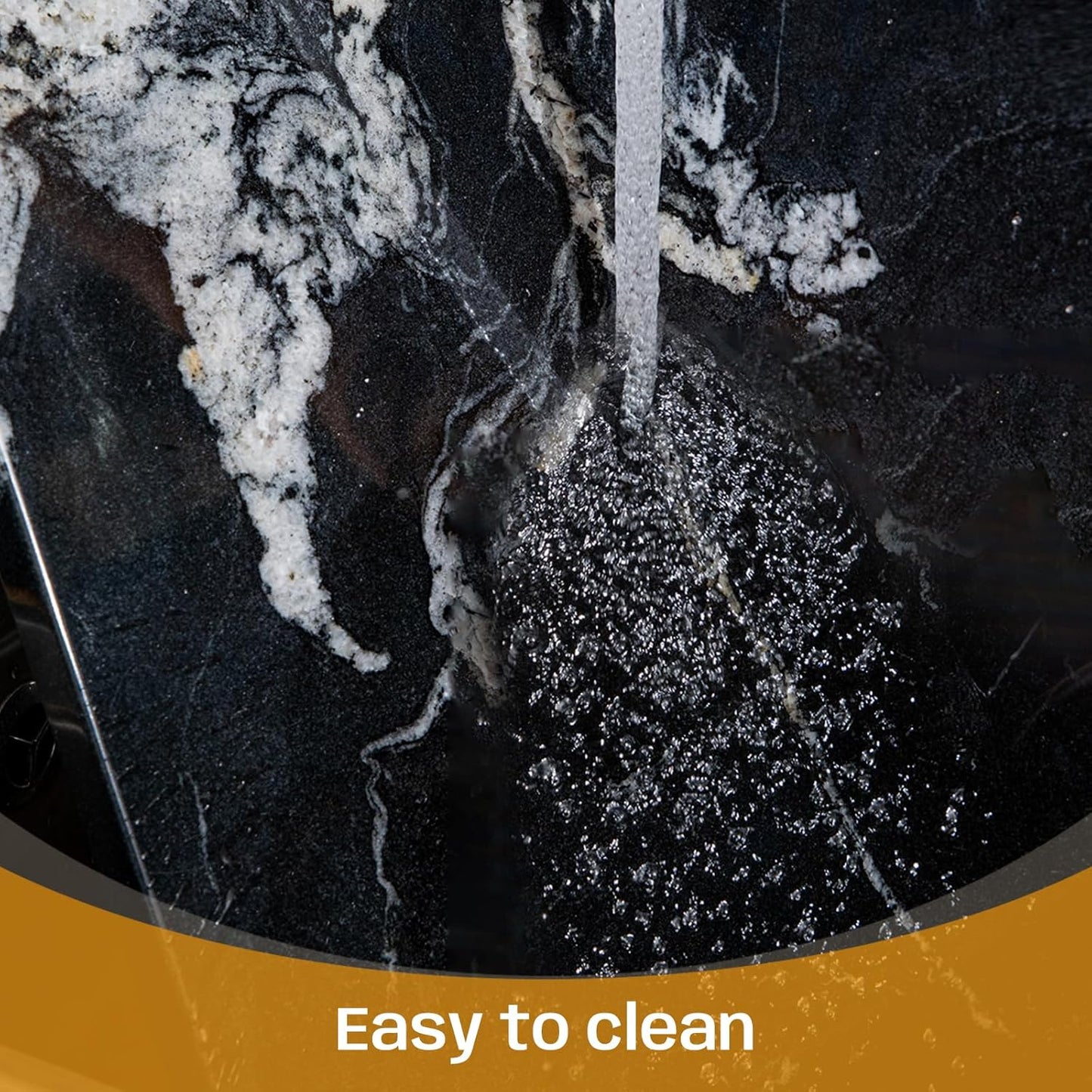 Natural Black Marble Pastry and Cutting Board, 12x20x0.7 Inch, Heavy for Dough Chocolate, Pack of 1