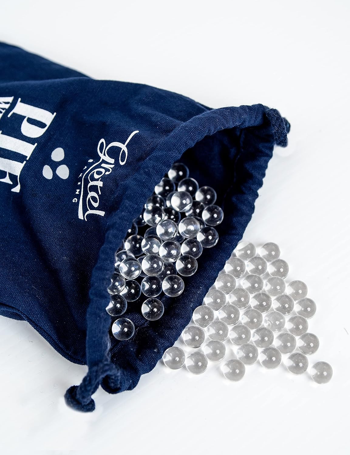 Glass Pie Weights for Baking | Better Than ceramic beads! Dust Free Borosilicate Glass | Large Quantity 2.5 Pounds | Drawstring Storage Bag | Essential baking tools and pie making accessories