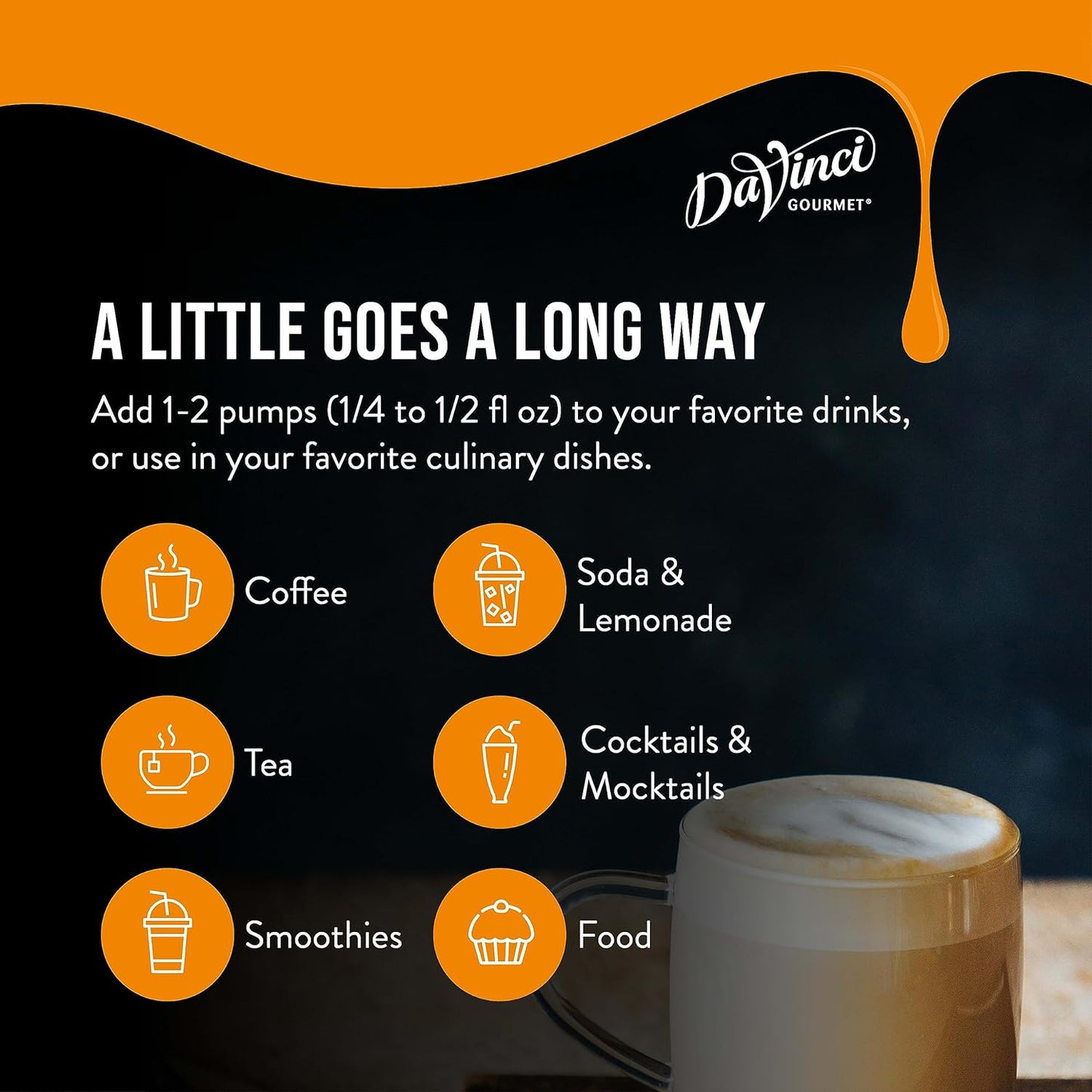 DaVinci Gourmet Classic Mango Syrup, 25.4 Fluid Ounces (Pack of 4)