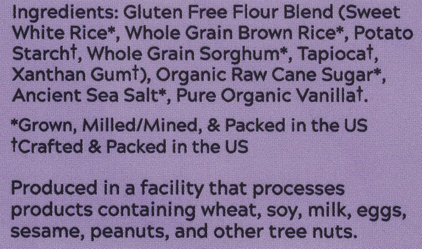 Gluten Free Rolled Hotcakes Crepe Mix by American Table, Made with American-Grown Ingredients & Pure Vanilla, French-Style, Non-GMO, Low Sugar, No Preservatives, Makes 72 Crepes (14 oz, Pack of 3)