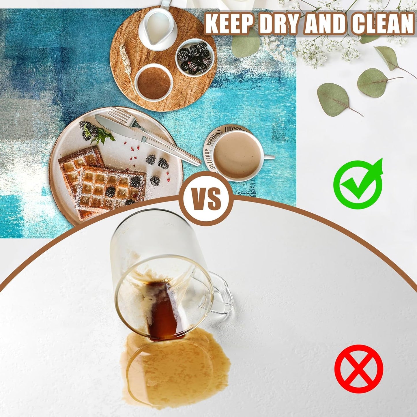 Teal and Grey Abstract Art Dish Drying Mat for Kitchen Counter Coffee Bar Mat Hide Stain Absorbent Rubber Backed Drying Rack Pad Espresso Machine Coffee Bar Accessories 11.8 x 19.7 Inch