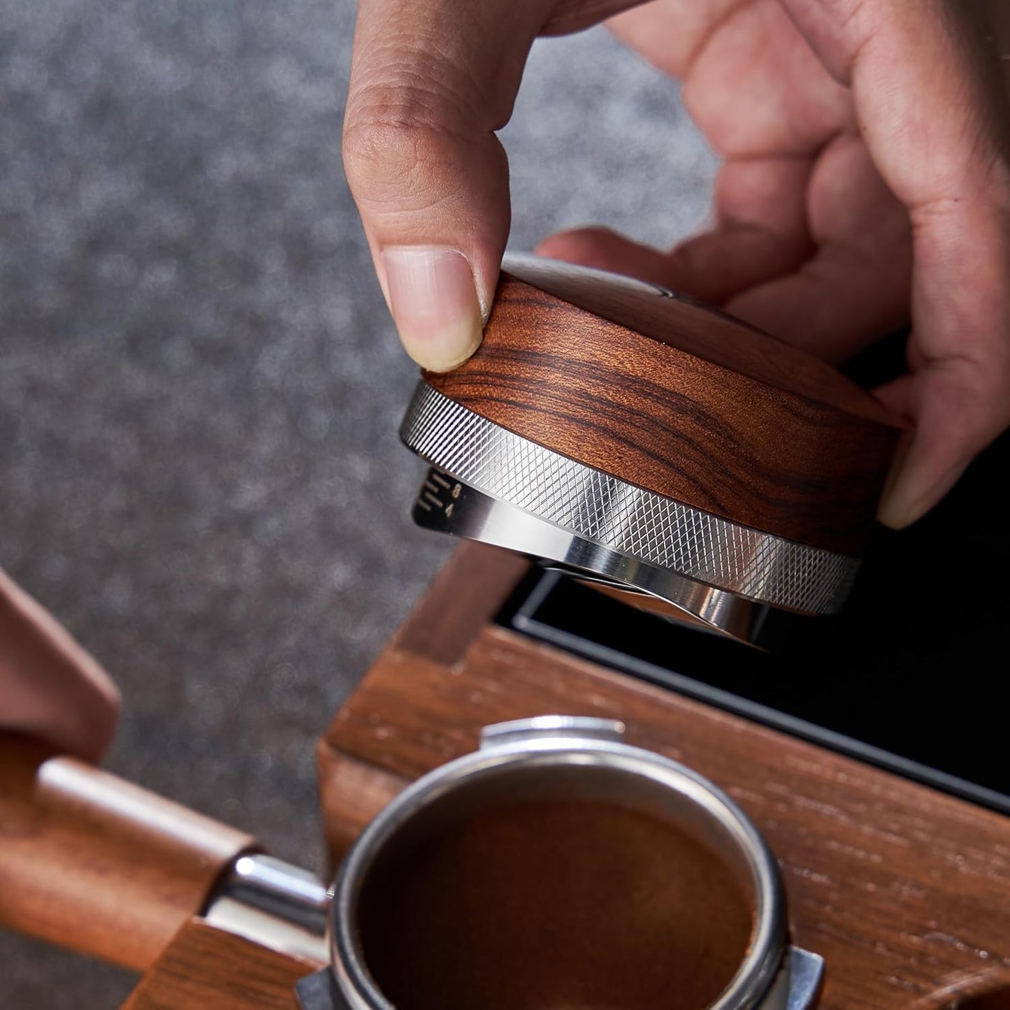 54mm Espresso Tool kit for Breville - 54 MM Dosing Cup, Bottomless Portafilter, Coffee Leveler, Calibrated Tamper, WDT Tool - Tamping Kit