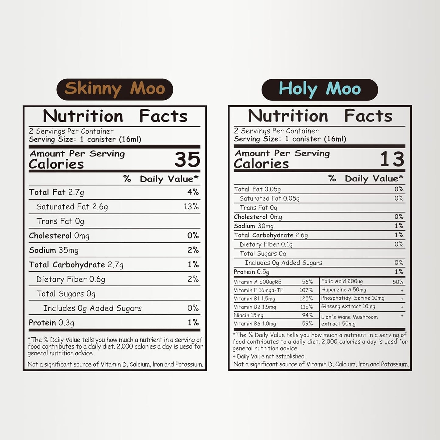 Coffee to the Moo Nitro Cold Brew Coffee Concentrate Combo Pack - KETO & Mushroom Coffee | Instant Iced or Hot | Pocket/Purse Sized, Travel & Gifts Friendly | Makes 12 Cups