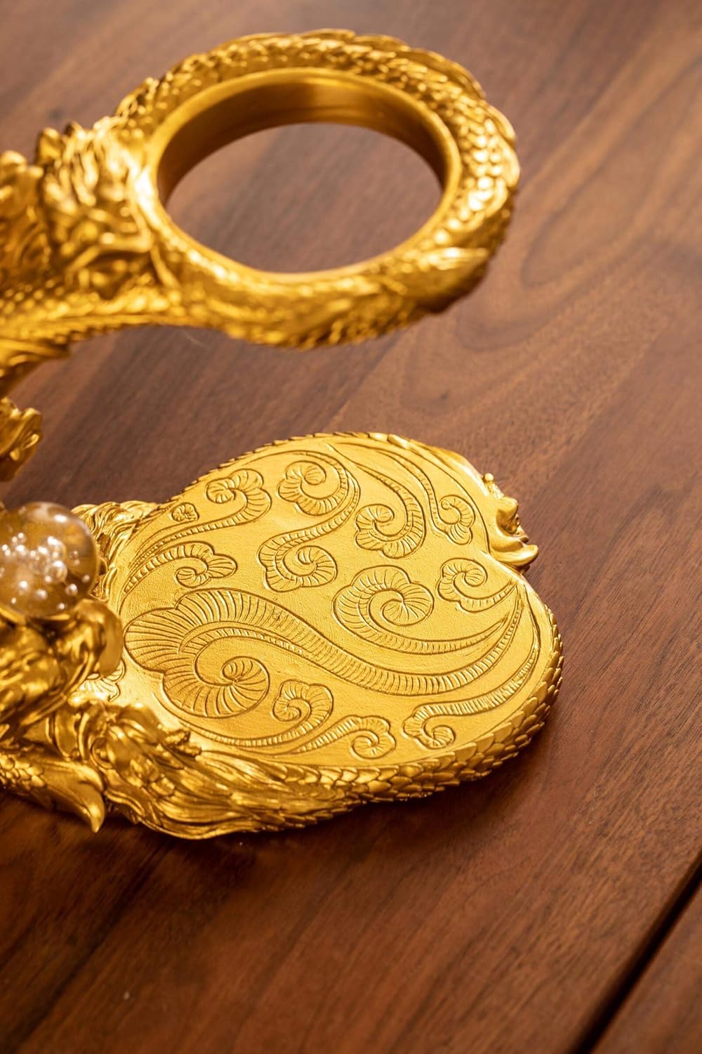 Glass Teapot Set with Infuser Semi Automatic Dragon Tea Set (Golden teapot)