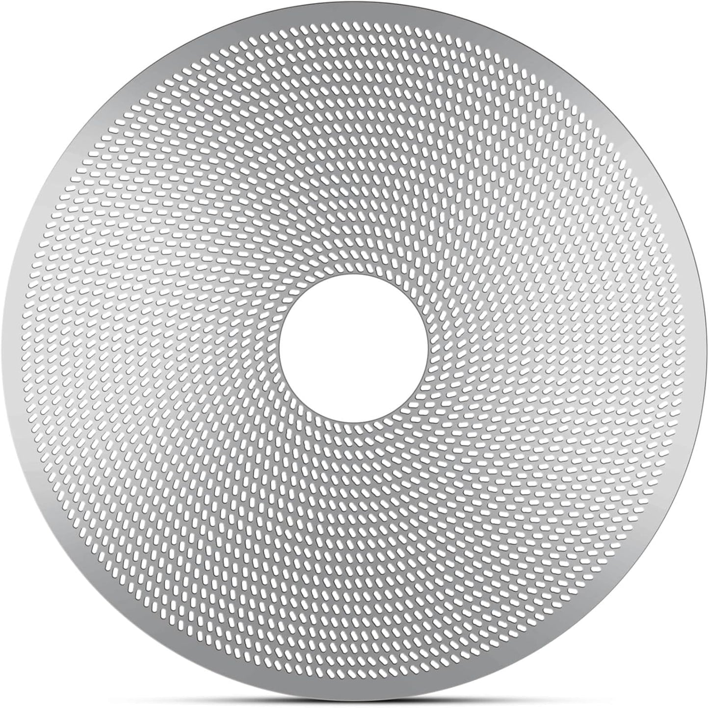 58mm Espresso Puck Screen with Round Hole in the Middle - 0.2mm Ultra Thin Espresso Puck, Stainless Steel Reusable Coffee Filter, Suitable for La Marzocco/Gaggia