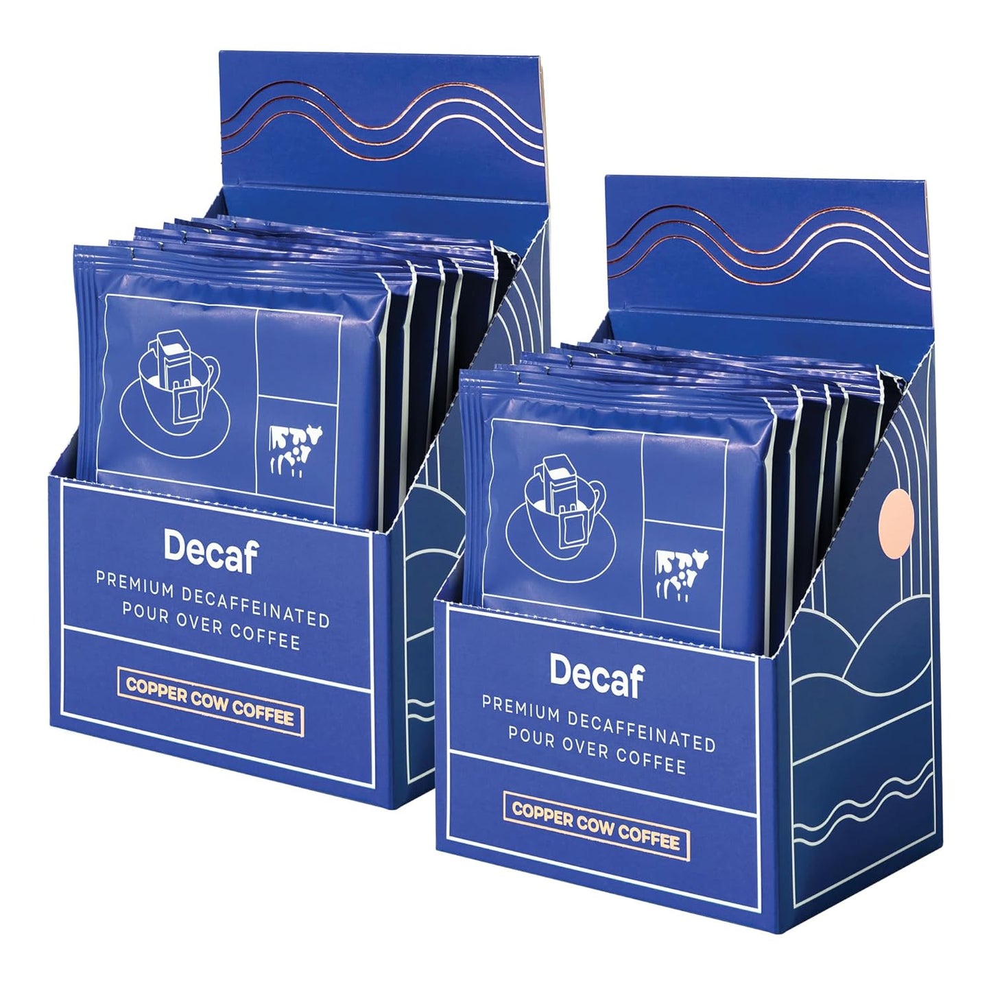 Copper Cow Coffee Premium Vietnamese Coffee: Single-Serve Coffees (includes: 16 decaf coffees)