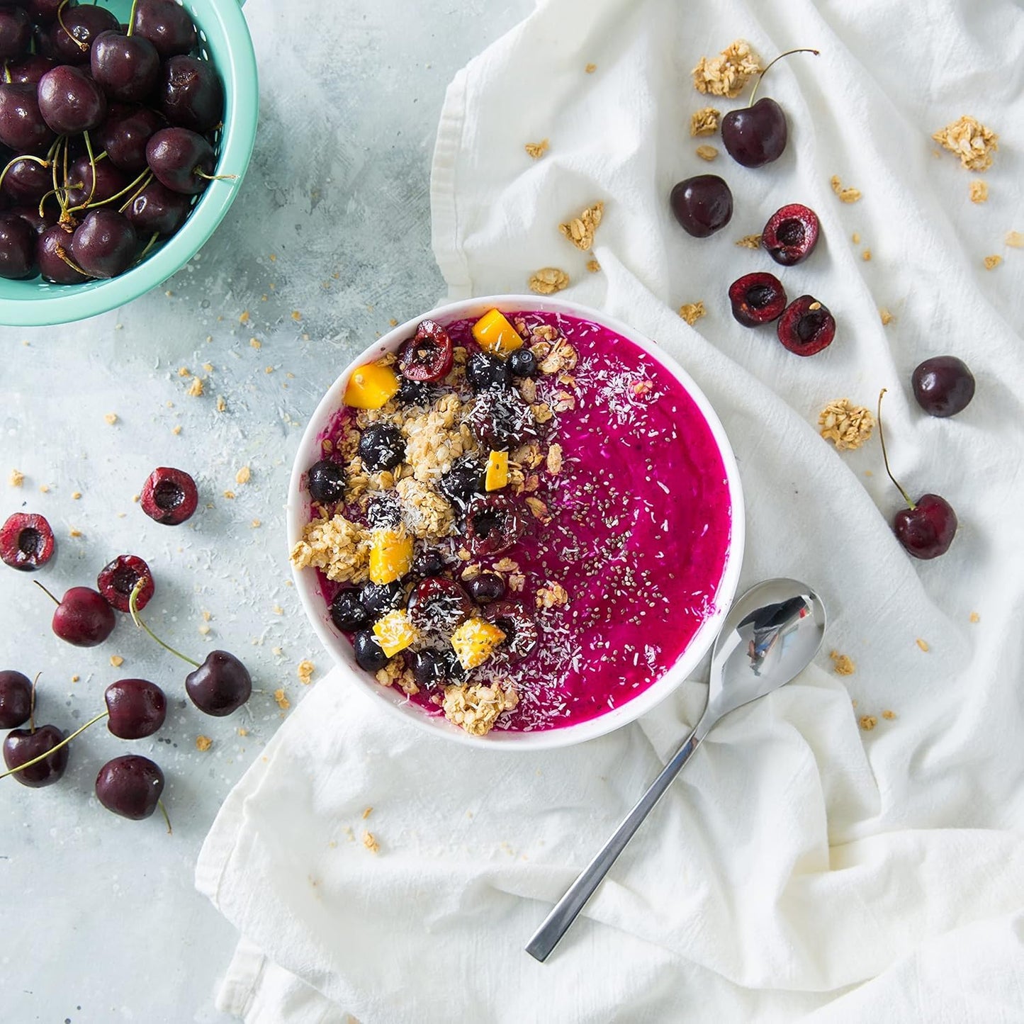 Ancient Roots Dragon Fruit Powder - All-Natural Food Coloring, Filled with Antioxidants, 75 Servings (10.5 ounces)