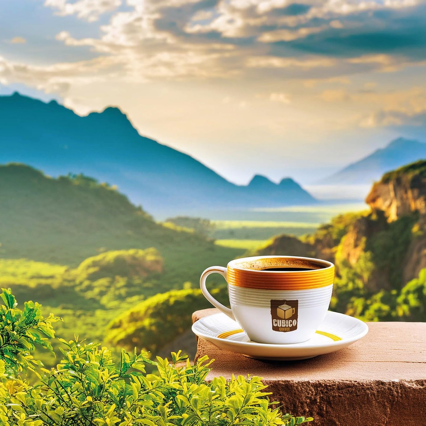 Espresso Coffee, Single Serve Coffee Pods, Premium Espresso Blend Fresh Roasted Coffee | K-Cup Compatible Brewers | Cubico Coffee | 10 Count