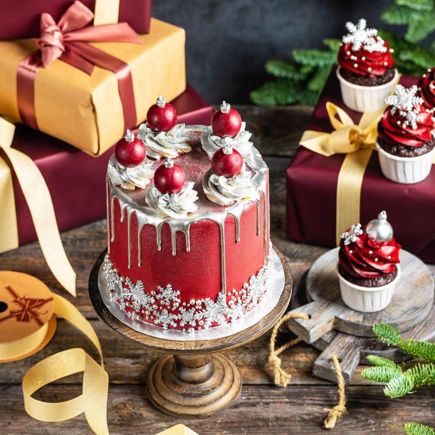 16-Inch 100 Pieces Icing Bags Heavy Duty, AMBESTAR Thick Anti-Burst Disposable Decorating Bags for all Size Tips Couplers and Baking Cookies Candy Supplies Kits, Large Cake Decorating Tools