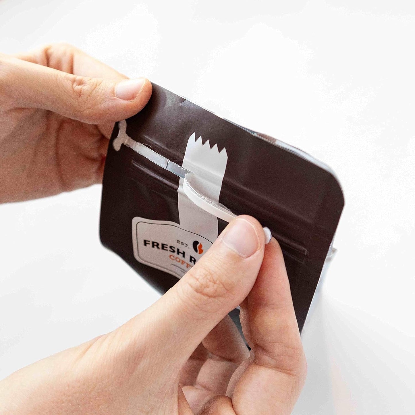 Fresh Roasted Coffee, Dark Brazil, 12 oz, Med-Dark Roast, Kosher, Ground