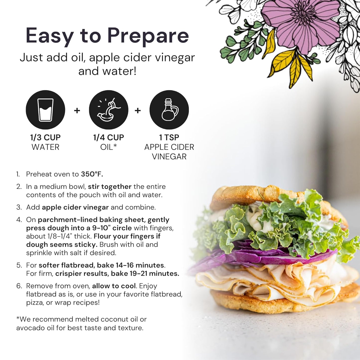 eat G.A.N.G.S.T.E.R. Vegan Pizza Crust & Flatbread Mix, Allergy-Friendly Baking Mix, Grain-Free, No Dairy, Nuts, Gluten, Dairy, For Paleo & AIP Diets, Delicious Crusts or Make Panini Sandwiches