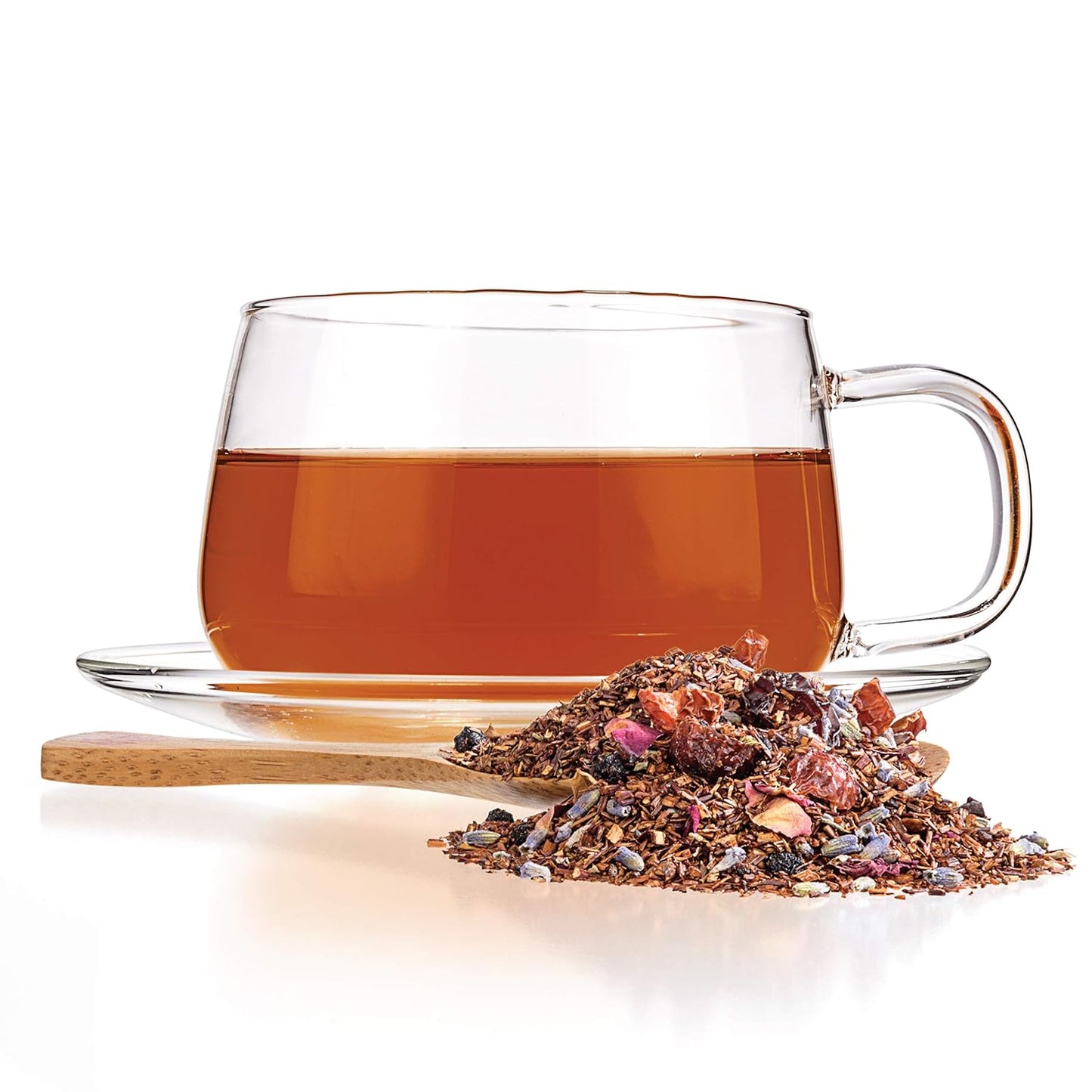 Tealyra - Rooibos Roman Province - Red Bush - Lavender and Blueberries - Herbal Loose leaf Tea - Caffeine-Free - Relaxing Tea - All Natural - 110g (4-ounce)