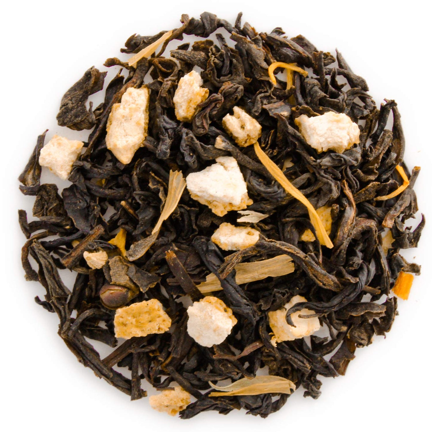 Teabloom Organic Black Tea, Caramel Almond Blossom Loose Leaf Tea, Luxury Dessert Tea, USDA Certified Organic, Certified Kosher, 2.80 Ounce Canister Makes 35-50 Cups