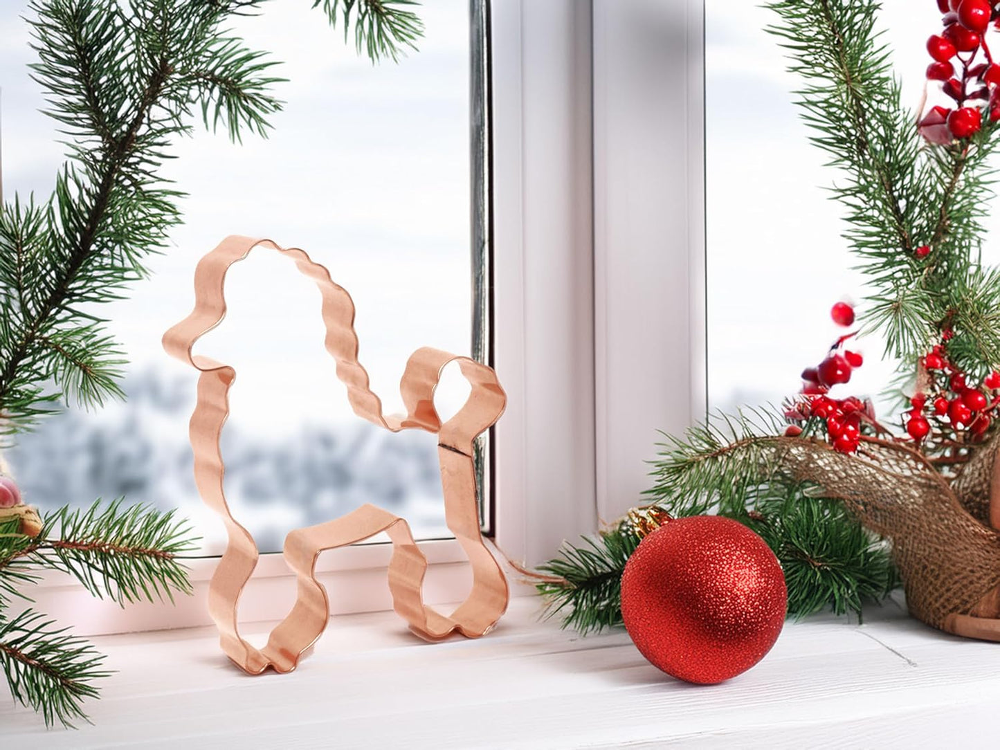 Poodle Cookie Cutter 4.25 Inch Handcrafted in USA by The Fussy Pup