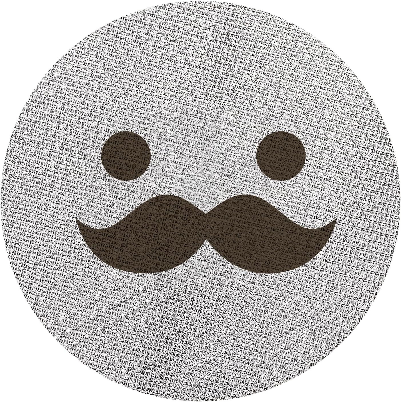 51mm Espresso Puck Screen, Lower Shower Screen, Metal Coffee Reusable Filter for 51mm Espresso Portafilter Basket, 1.7 Thickness(Mustache)