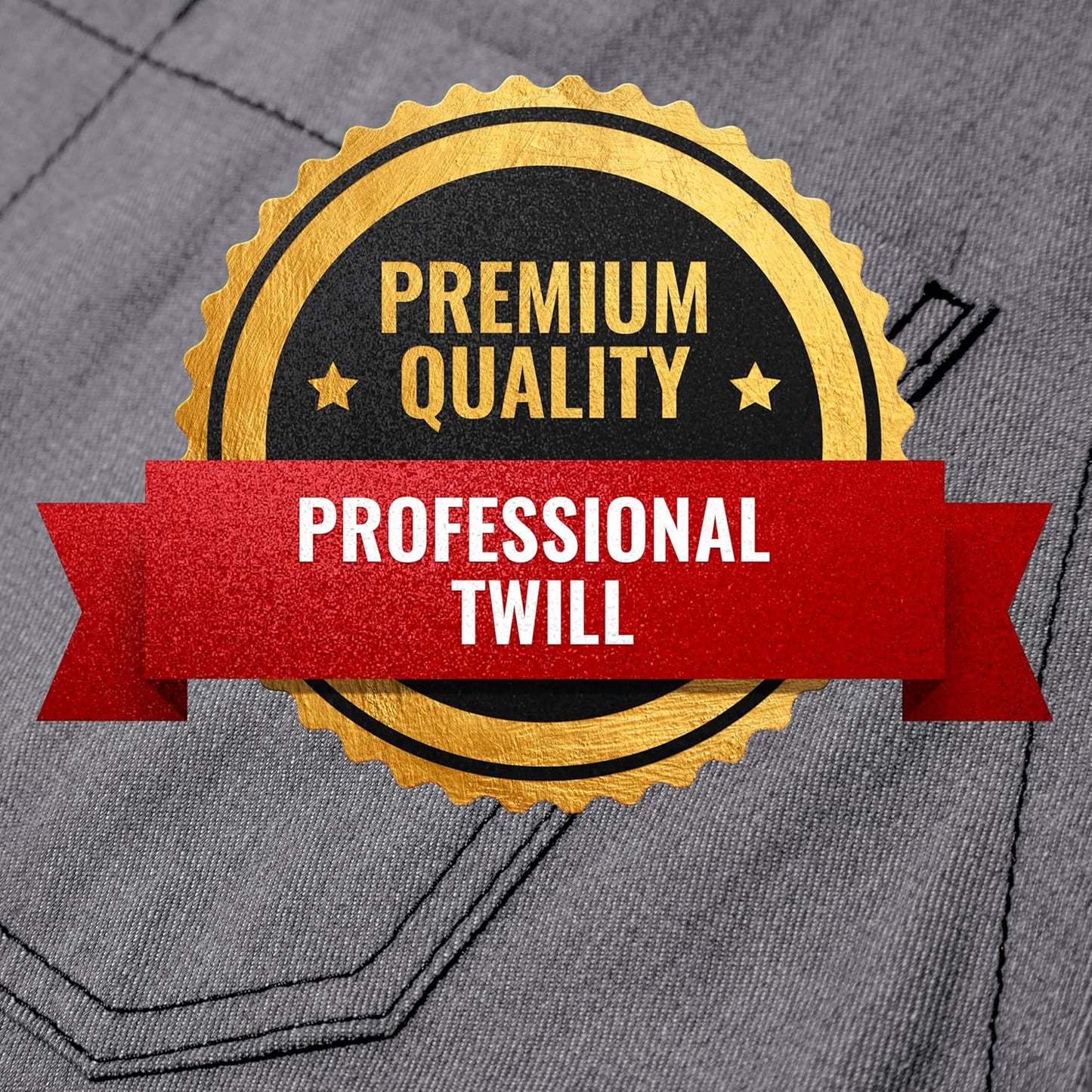 Under NY Sky Cross-Back Slate Gray Apron - Durable Denim with Leather Reinforcement and Split-Leg - Adjustable for Men and Women - Pro Chef, Tattoo, Baker, Barista, Bartender, Stylist, Server Aprons