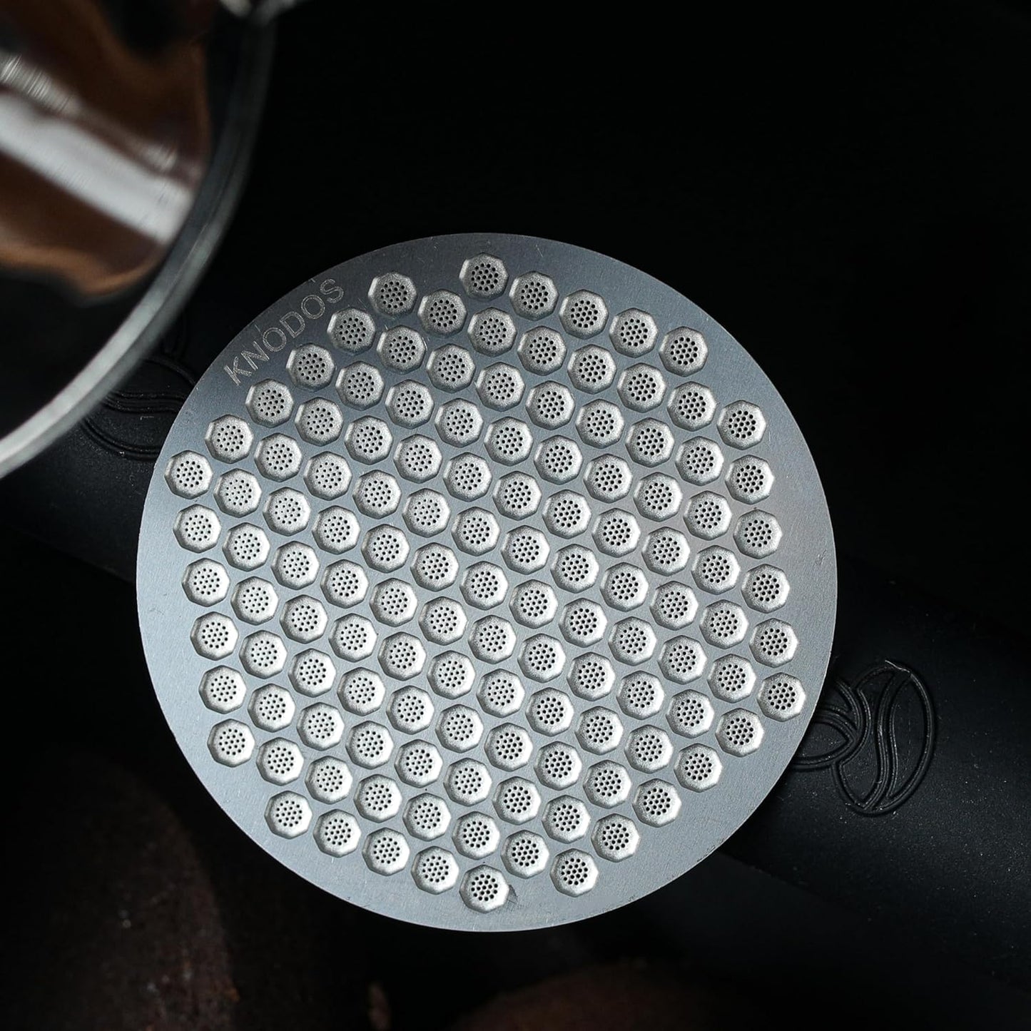 58mm Espresso Puck Screen for Portafilter Basket - Premium Stainless Steel Espresso Mesh Disk Screen Plate Ultra-Thin Design Coffee Filter (58.35mm, Silver)