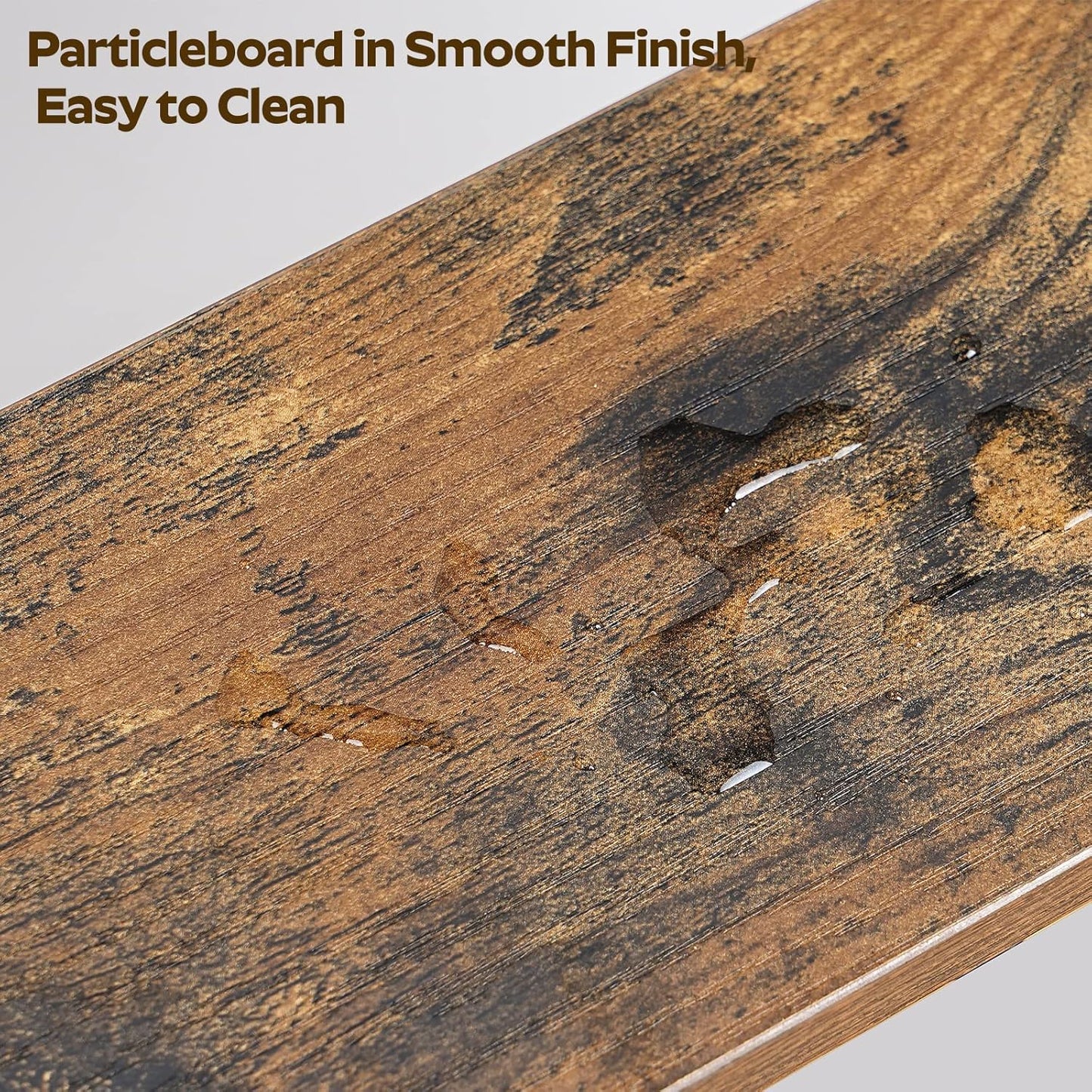 Coffee Mug Holder for Counter, 2 Tier Mug Tree Rack, with 8 Hook and 2 Open Shelves, Vintage Mug Holder Stand for Home Kitchen, Rustic Brown MH43BR