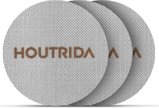 51mm Puck Screen 3 Pack, Reusable Espresso Screen 316 Stainless Steel, 1.7mm Thickness Portafilter Mesh 150μm Metal for Espresso 51mm Portafilter Filter Basket