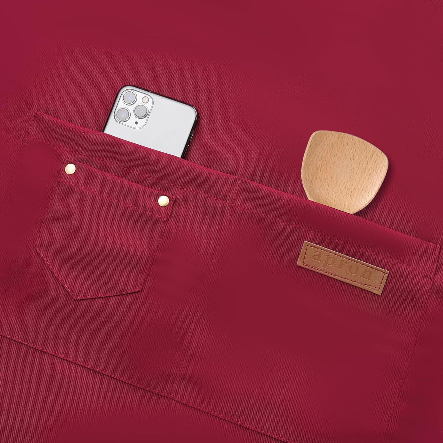 Tosewever Art Aprons for Women Painting Pottery Baking, Mens Buckle Straps Kitchen Apron with Pockets for Chef Cooking