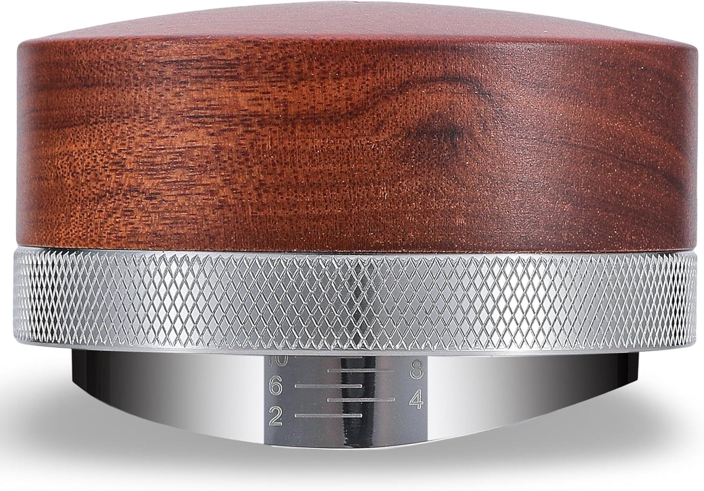 51.5mm Espresso Distribution Tool for La Pavoni Post Millenium Models Wooden Coffee Distributor Adjustable Depth Stainless Steel Espresso Leveler