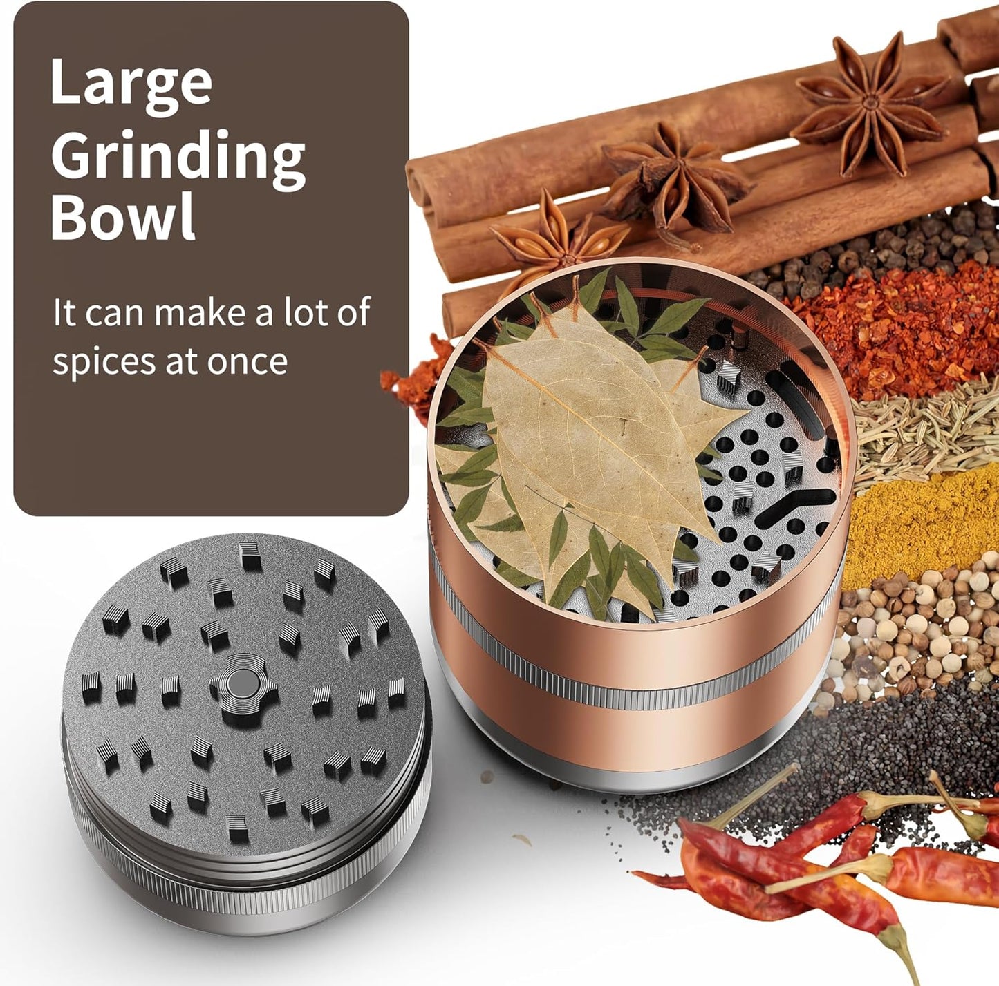 Grinder, 2.5 Inch Manual Grinder